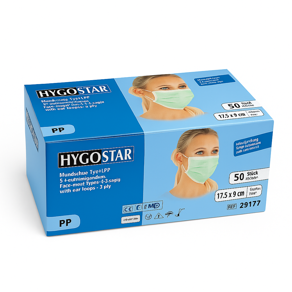 Hygostar® Mund - Nasenschutz - 50 Stück