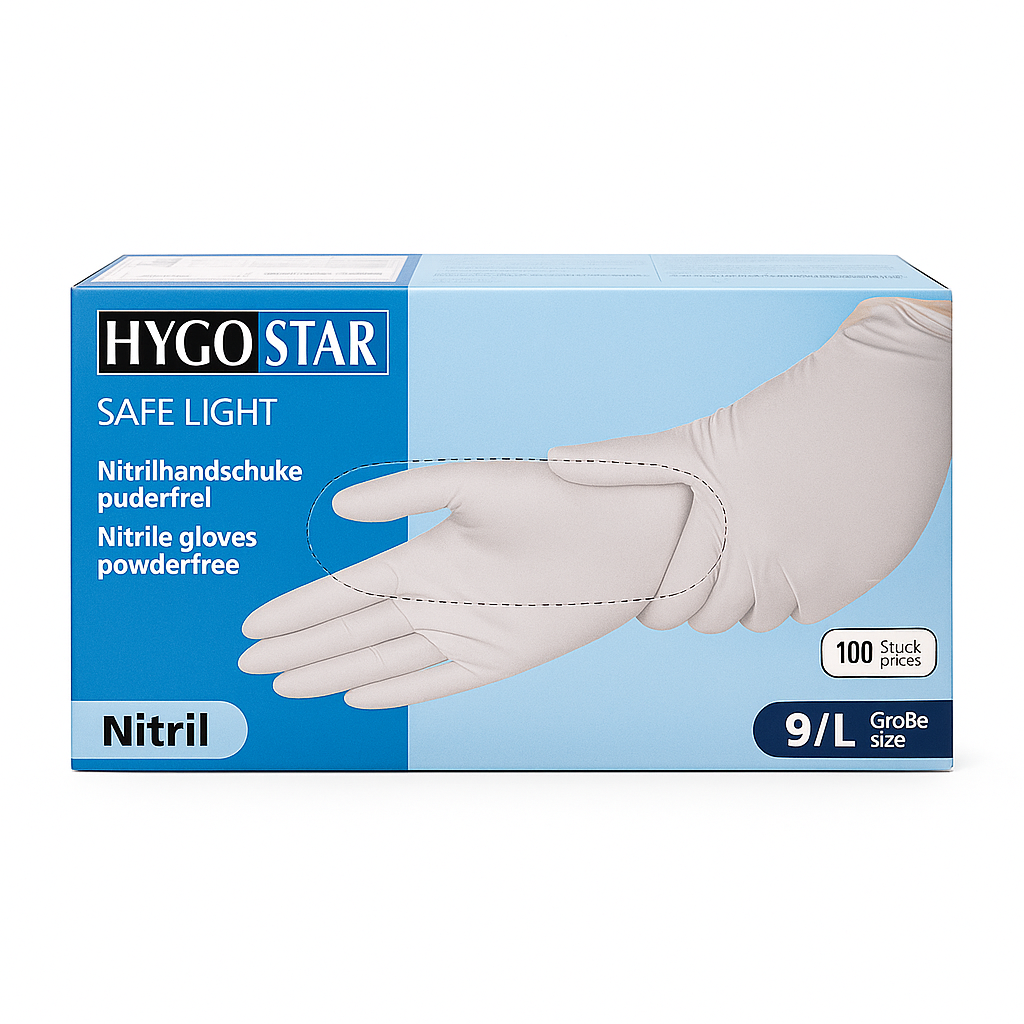 Hygostar® Safe Light Einmalhandschuhe – 100 Stück