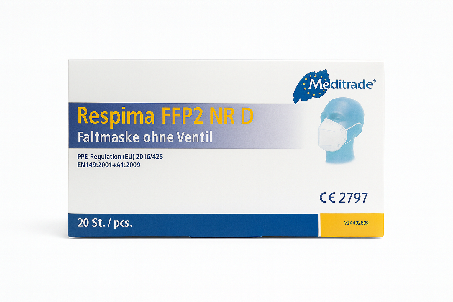 Respima® FFP2 Maske – 20 Stück (Meditrade)