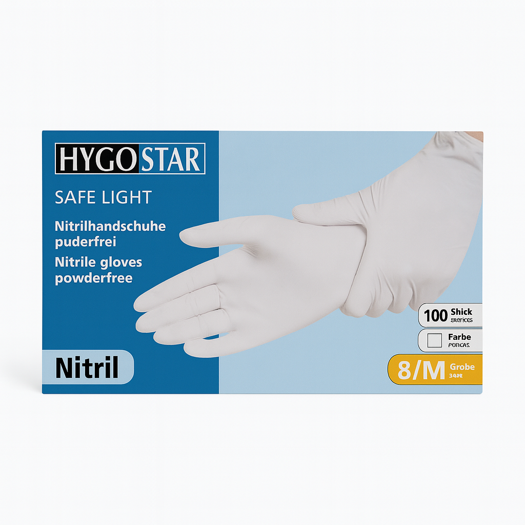Hygostar® Safe Light Einmalhandschuhe – 100 Stück