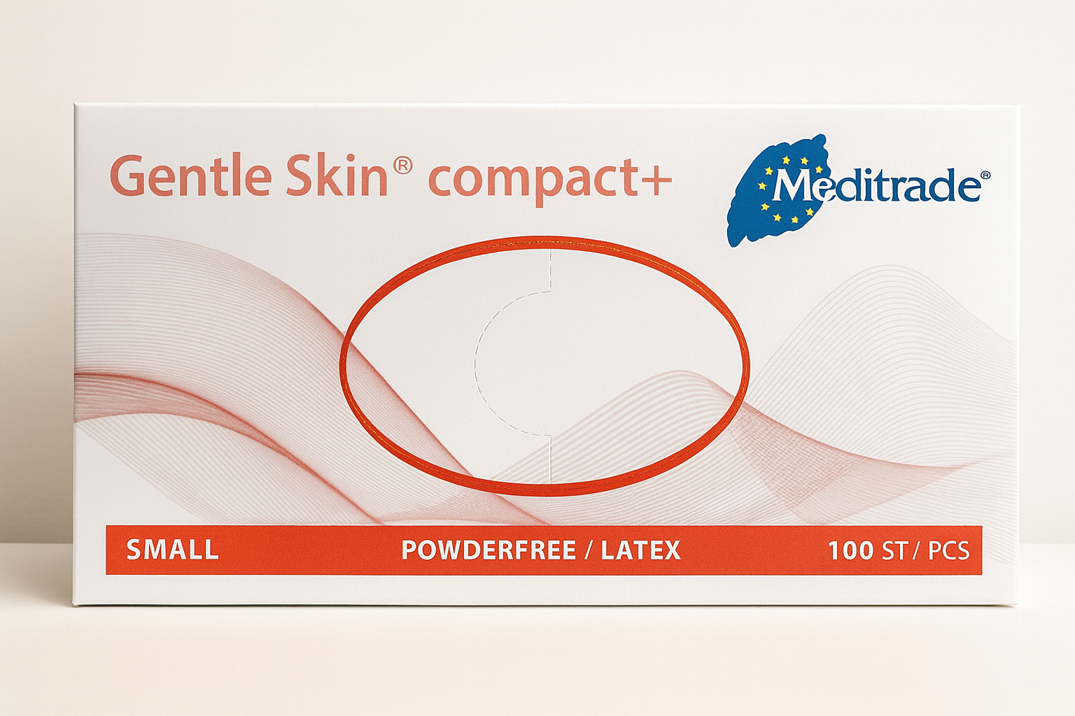 Meditrade Gentle Skin® Latexhandschuhe compact+ – 100 Stück